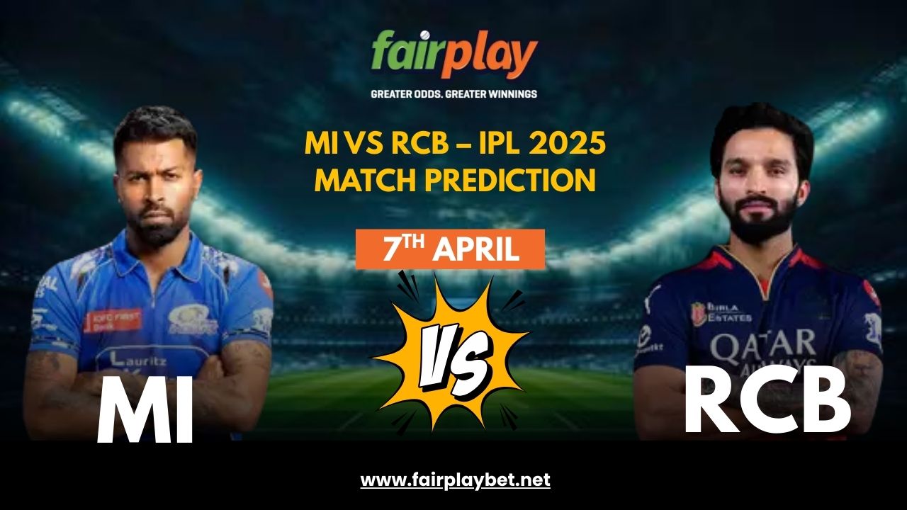 MI vs RCB IPL 2025 Match Prediction | Fairplay App & Live Betting Tips